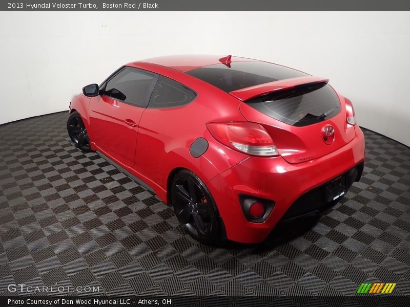 Boston Red / Black 2013 Hyundai Veloster Turbo