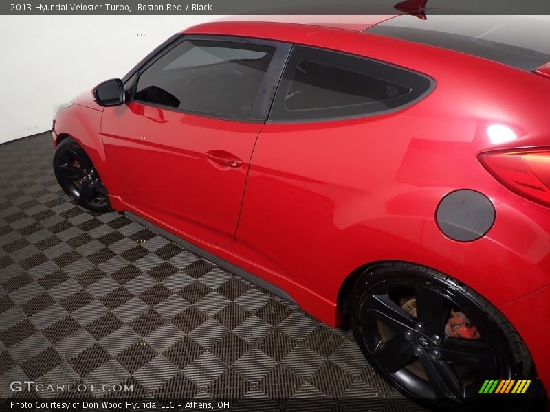 Boston Red / Black 2013 Hyundai Veloster Turbo