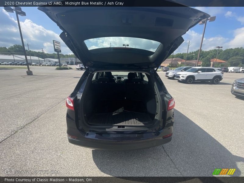 Midnight Blue Metallic / Ash Gray 2020 Chevrolet Equinox LS AWD
