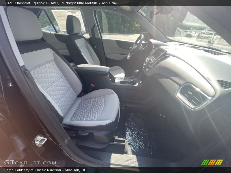 Midnight Blue Metallic / Ash Gray 2020 Chevrolet Equinox LS AWD