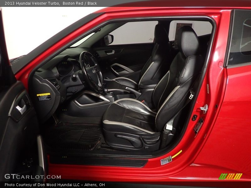 Boston Red / Black 2013 Hyundai Veloster Turbo