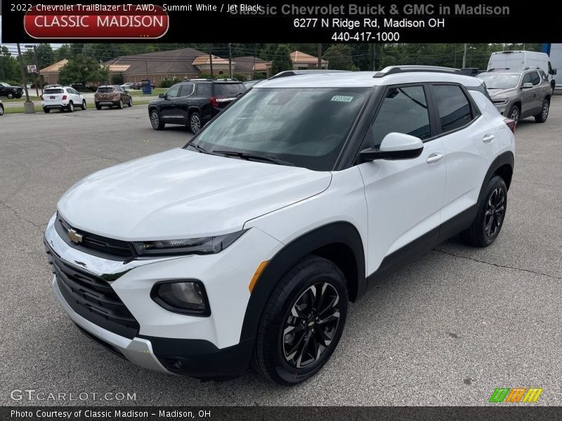 Summit White / Jet Black 2022 Chevrolet TrailBlazer LT AWD