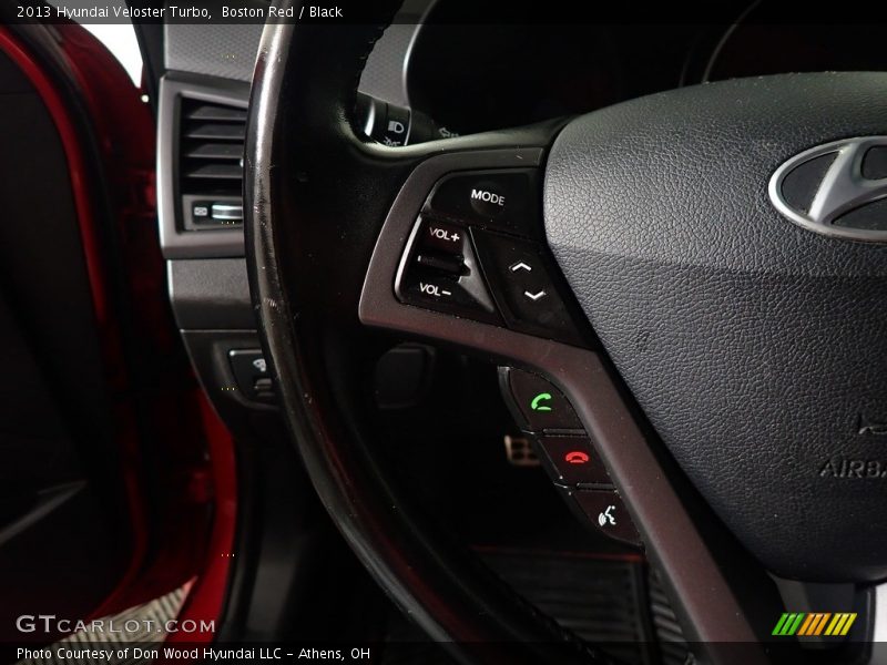 Boston Red / Black 2013 Hyundai Veloster Turbo