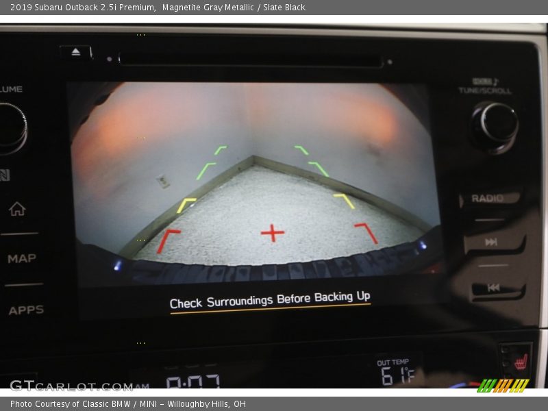 Magnetite Gray Metallic / Slate Black 2019 Subaru Outback 2.5i Premium