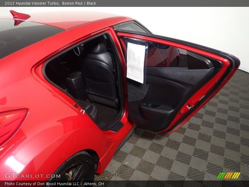 Boston Red / Black 2013 Hyundai Veloster Turbo