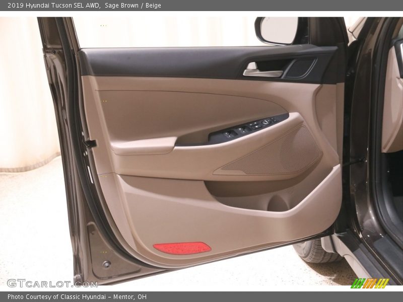 Sage Brown / Beige 2019 Hyundai Tucson SEL AWD