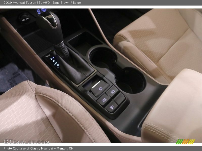 Sage Brown / Beige 2019 Hyundai Tucson SEL AWD