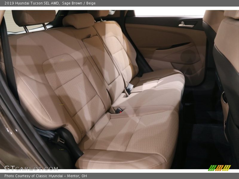 Sage Brown / Beige 2019 Hyundai Tucson SEL AWD