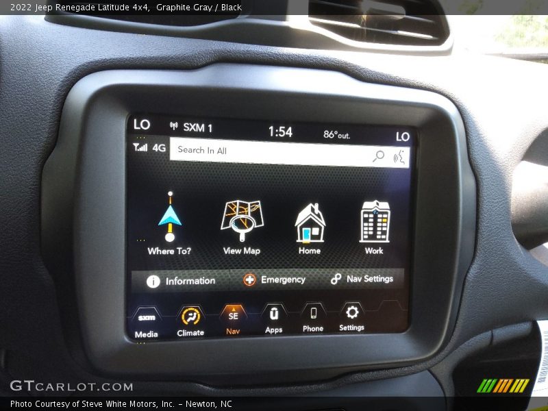 Graphite Gray / Black 2022 Jeep Renegade Latitude 4x4