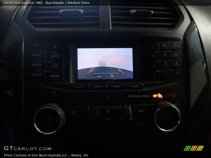 Blue Metallic / Medium Stone 2018 Ford Explorer 4WD