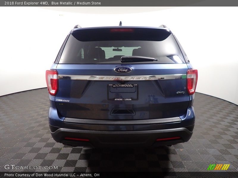 Blue Metallic / Medium Stone 2018 Ford Explorer 4WD