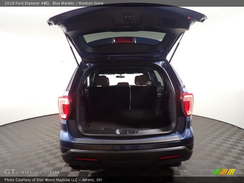Blue Metallic / Medium Stone 2018 Ford Explorer 4WD