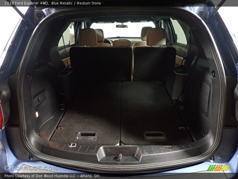 Blue Metallic / Medium Stone 2018 Ford Explorer 4WD