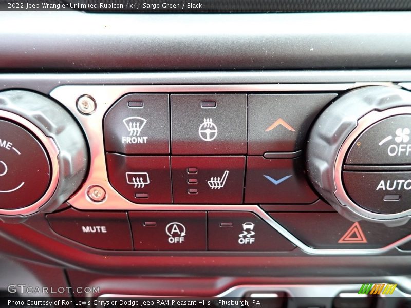 Sarge Green / Black 2022 Jeep Wrangler Unlimited Rubicon 4x4