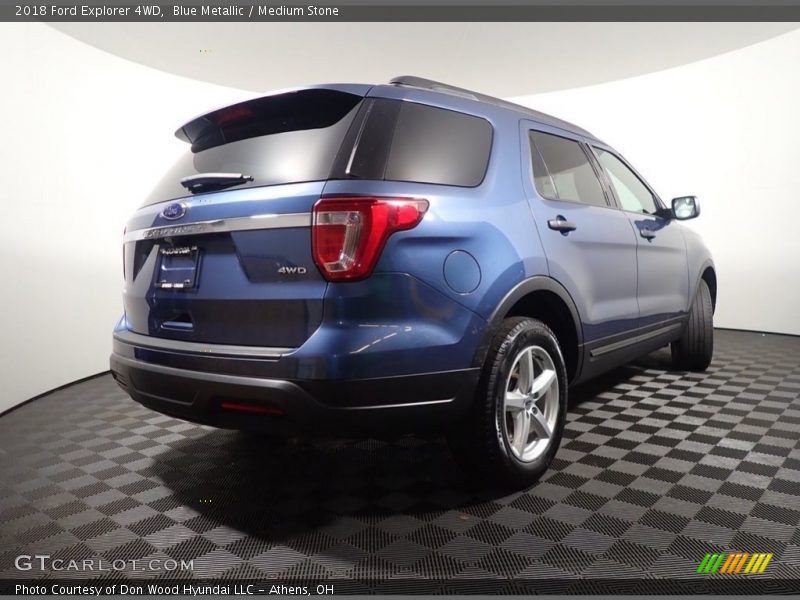 Blue Metallic / Medium Stone 2018 Ford Explorer 4WD