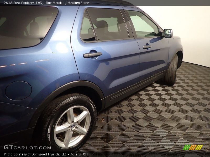 Blue Metallic / Medium Stone 2018 Ford Explorer 4WD