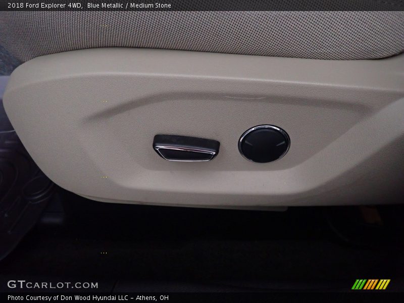 Blue Metallic / Medium Stone 2018 Ford Explorer 4WD