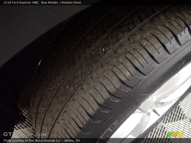 Blue Metallic / Medium Stone 2018 Ford Explorer 4WD
