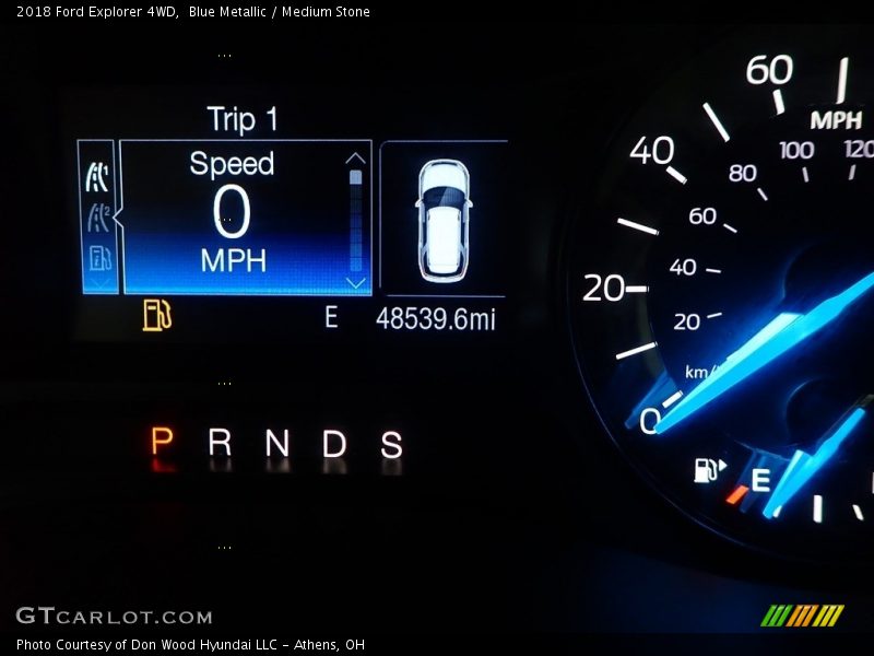 Blue Metallic / Medium Stone 2018 Ford Explorer 4WD