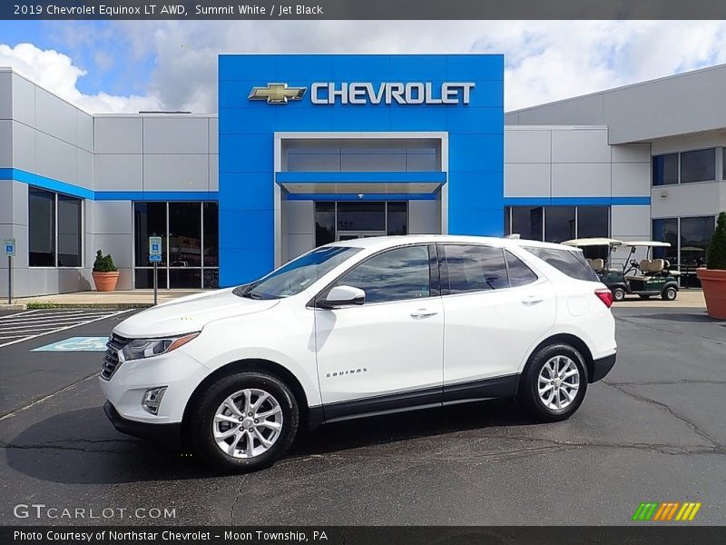 Summit White / Jet Black 2019 Chevrolet Equinox LT AWD
