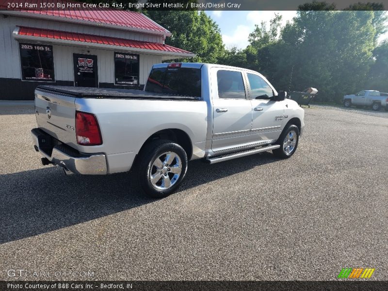 Bright Silver Metallic / Black/Diesel Gray 2014 Ram 1500 Big Horn Crew Cab 4x4