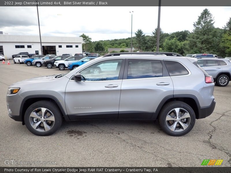 Billet Silver Metallic / Black 2022 Jeep Cherokee Limited 4x4