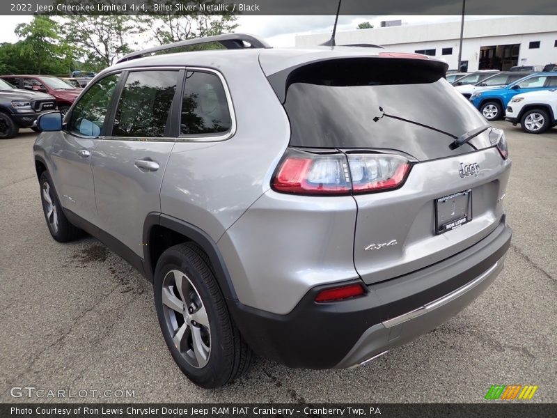 Billet Silver Metallic / Black 2022 Jeep Cherokee Limited 4x4