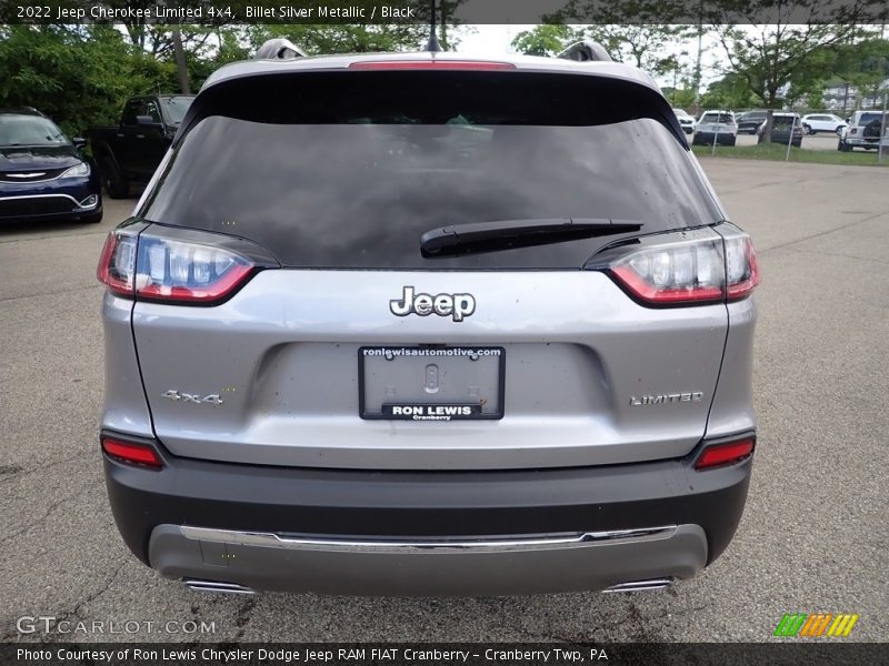 Billet Silver Metallic / Black 2022 Jeep Cherokee Limited 4x4