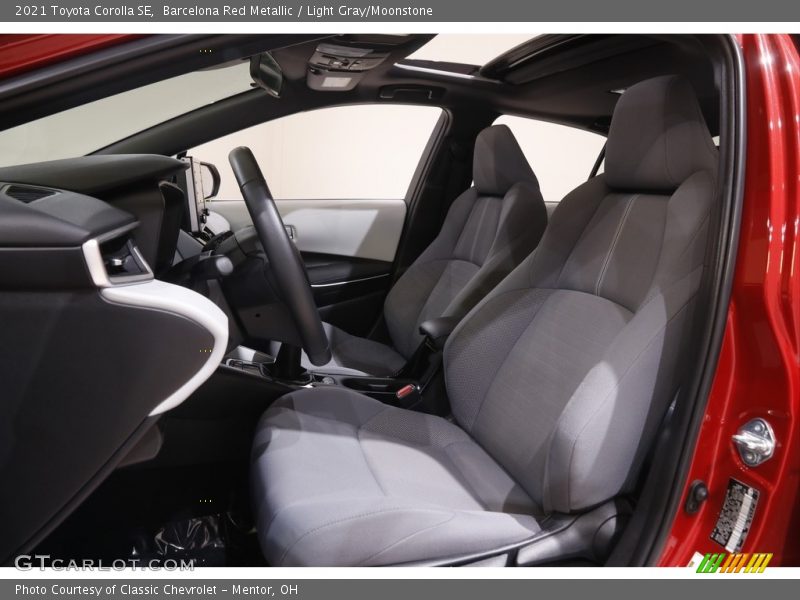 Barcelona Red Metallic / Light Gray/Moonstone 2021 Toyota Corolla SE