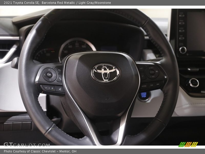 Barcelona Red Metallic / Light Gray/Moonstone 2021 Toyota Corolla SE