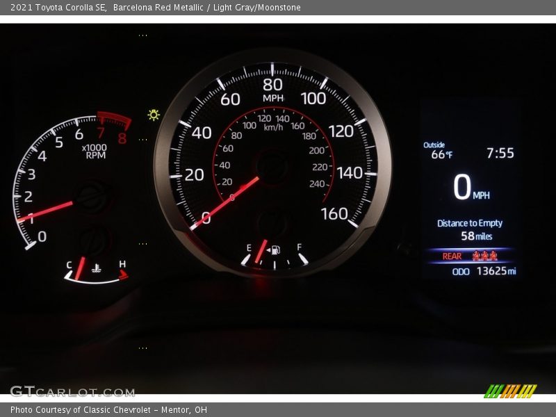 Barcelona Red Metallic / Light Gray/Moonstone 2021 Toyota Corolla SE