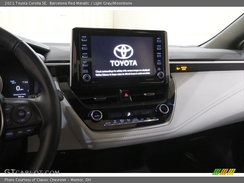 Barcelona Red Metallic / Light Gray/Moonstone 2021 Toyota Corolla SE