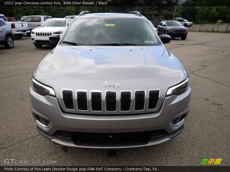 Billet Silver Metallic / Black 2022 Jeep Cherokee Limited 4x4