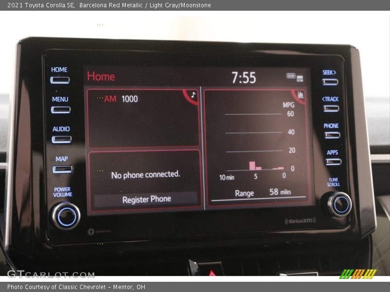 Barcelona Red Metallic / Light Gray/Moonstone 2021 Toyota Corolla SE