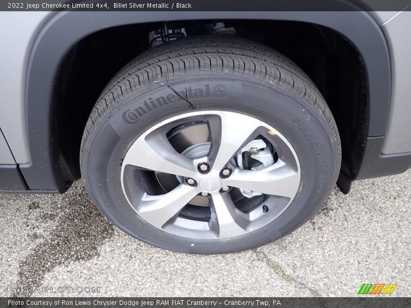 Billet Silver Metallic / Black 2022 Jeep Cherokee Limited 4x4