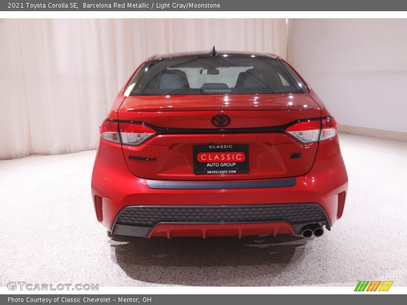 Barcelona Red Metallic / Light Gray/Moonstone 2021 Toyota Corolla SE