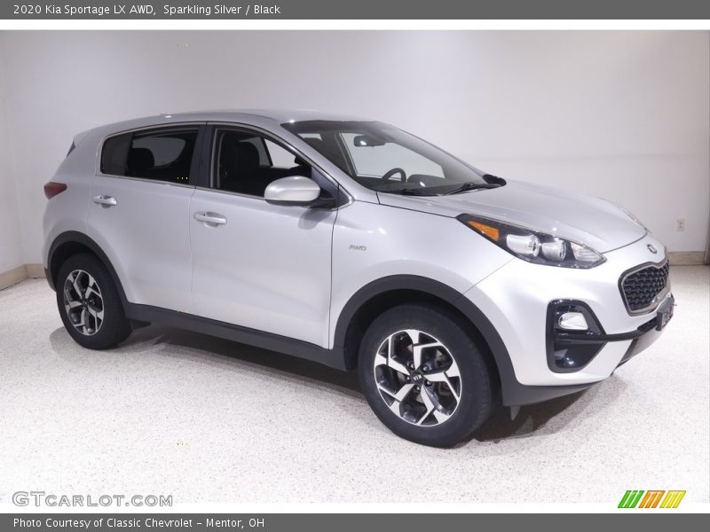 Sparkling Silver / Black 2020 Kia Sportage LX AWD