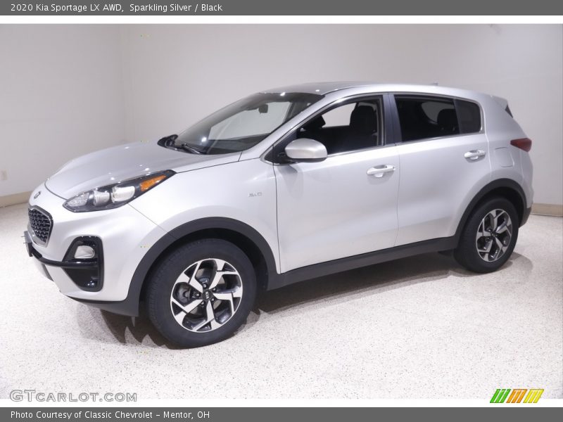 Sparkling Silver / Black 2020 Kia Sportage LX AWD