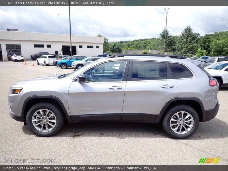 Billet Silver Metallic / Black 2022 Jeep Cherokee Latitude Lux 4x4