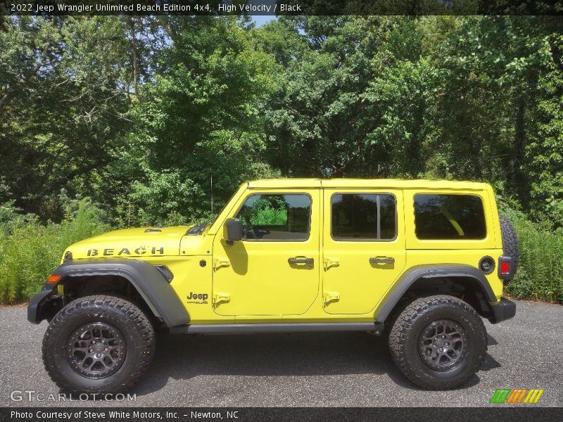  2022 Wrangler Unlimited Beach Edition 4x4 High Velocity
