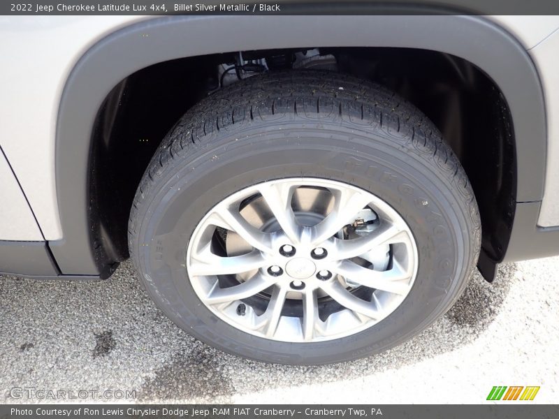 Billet Silver Metallic / Black 2022 Jeep Cherokee Latitude Lux 4x4