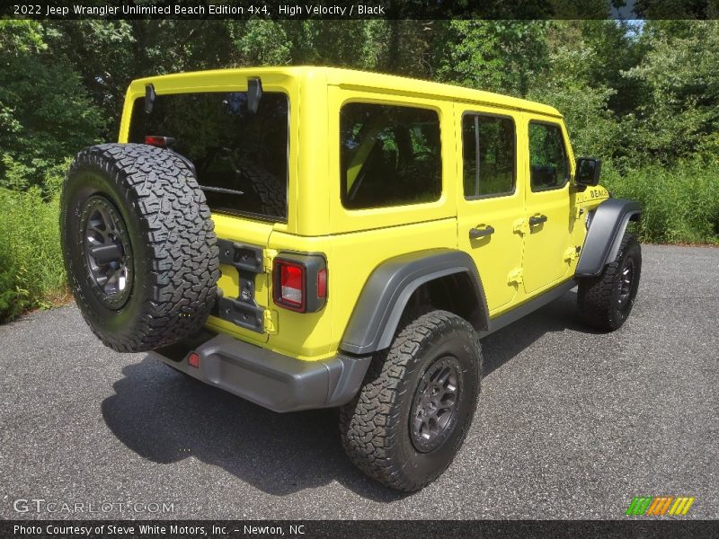 High Velocity / Black 2022 Jeep Wrangler Unlimited Beach Edition 4x4