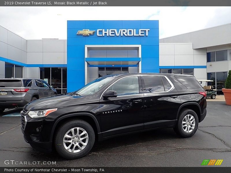 Mosaic Black Metallic / Jet Black 2019 Chevrolet Traverse LS