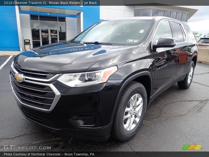 Mosaic Black Metallic / Jet Black 2019 Chevrolet Traverse LS