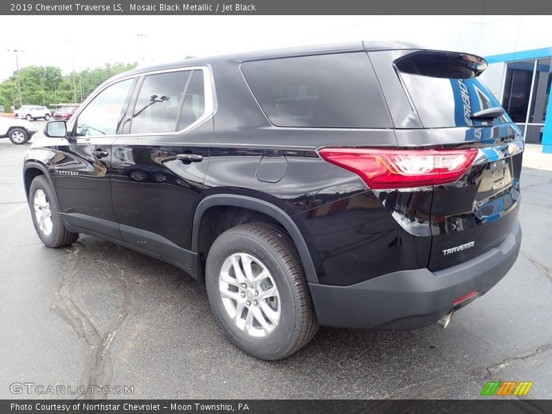 Mosaic Black Metallic / Jet Black 2019 Chevrolet Traverse LS