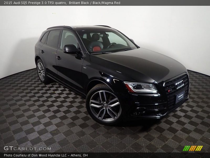 Brilliant Black / Black/Magma Red 2015 Audi SQ5 Prestige 3.0 TFSI quattro