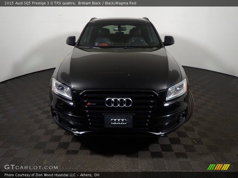 Brilliant Black / Black/Magma Red 2015 Audi SQ5 Prestige 3.0 TFSI quattro