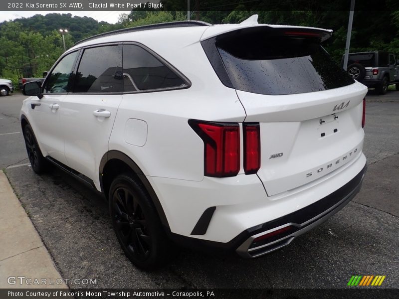 Glacial White Pearl / Black 2022 Kia Sorento SX AWD