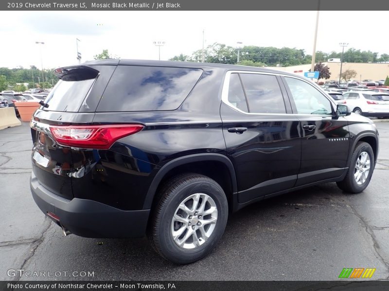 Mosaic Black Metallic / Jet Black 2019 Chevrolet Traverse LS