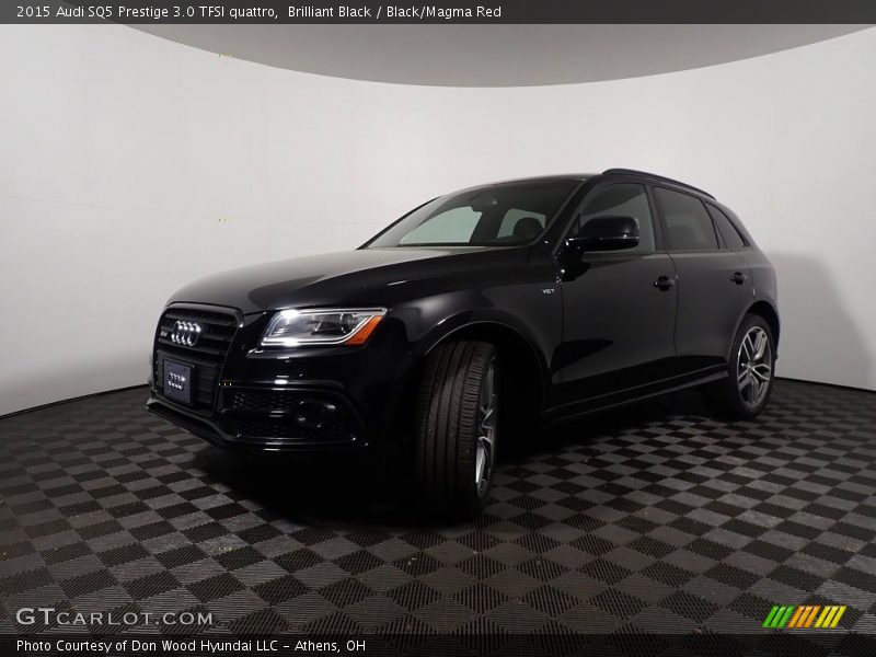 Brilliant Black / Black/Magma Red 2015 Audi SQ5 Prestige 3.0 TFSI quattro